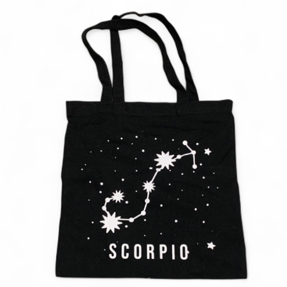 Forever 21 Scorpio Zodiac Black Tote Bag
